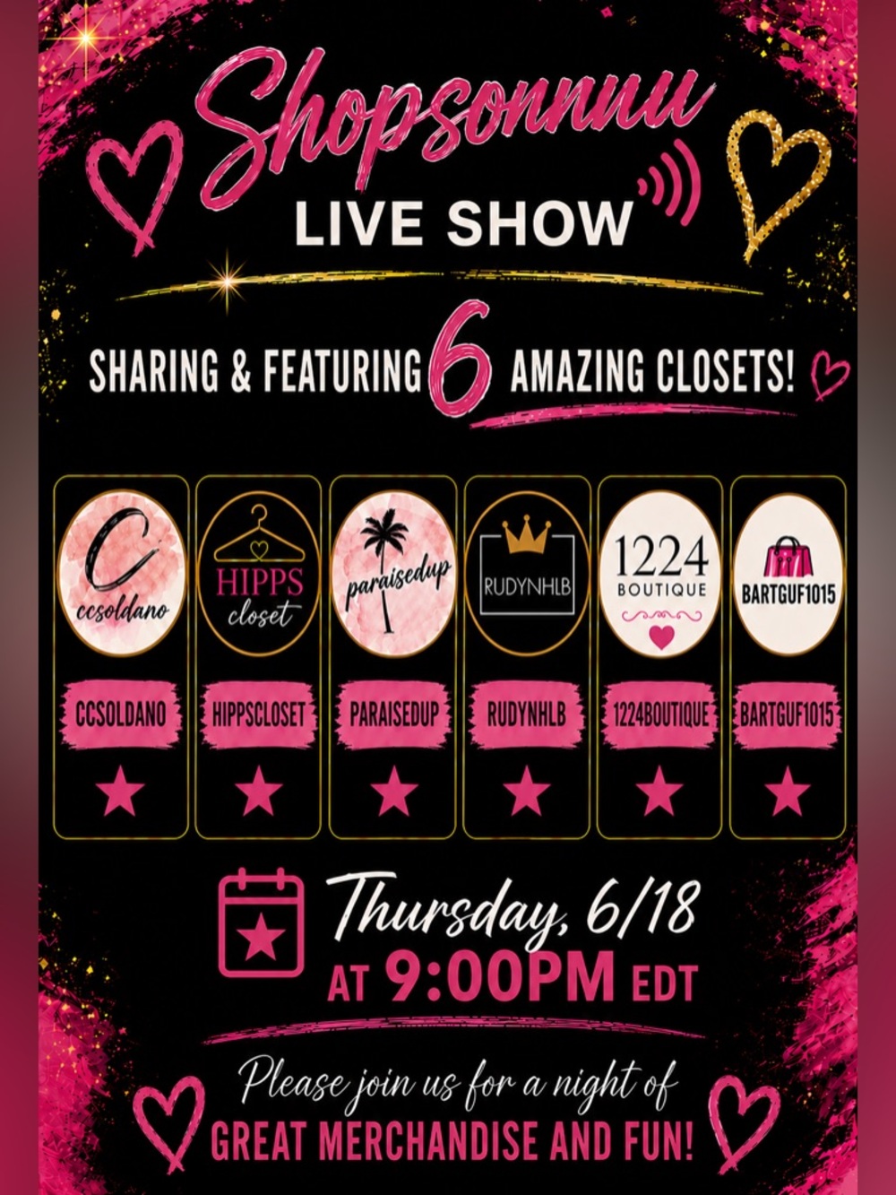 Live show featuring 6 amazing closets - Picture 1 of 1